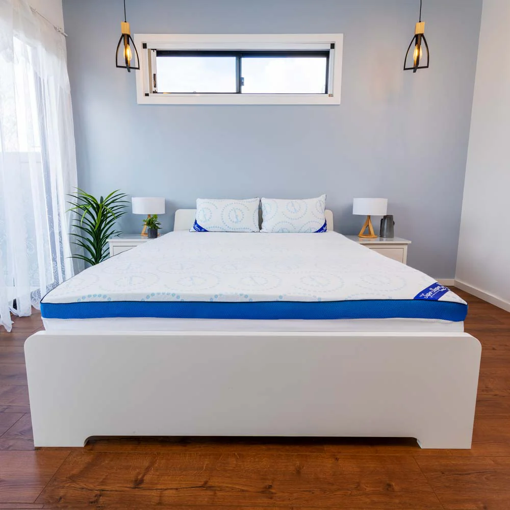 Straight 2 Sleep® Mattress Topper with Cooling Technology + 2 BONUS Adjustable Pillows + FREE Delivery - Image 7