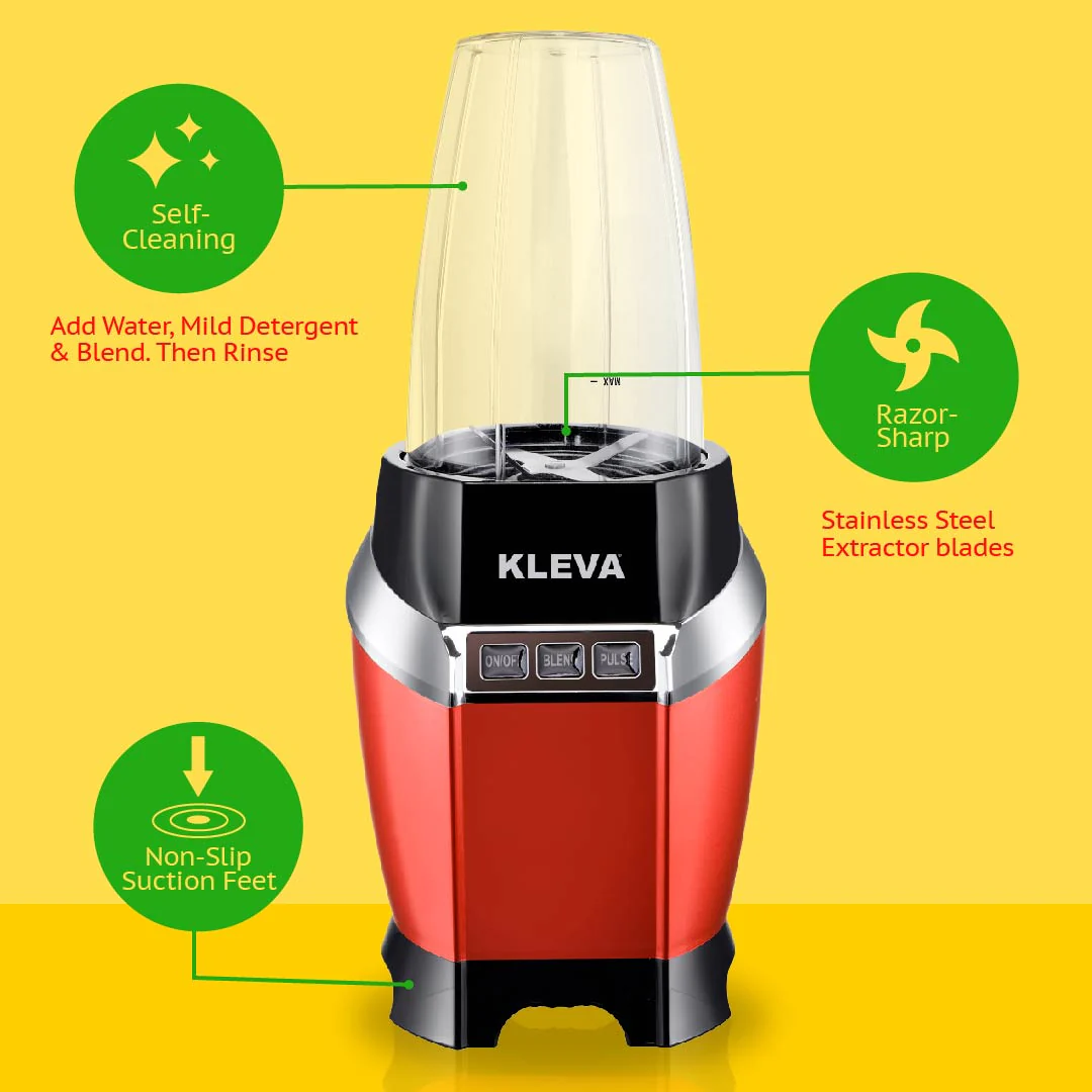 Health Hurricane Max™ Powerful 1000W Blender with Dual Cups for On-the-Go Nutrition - Image 7