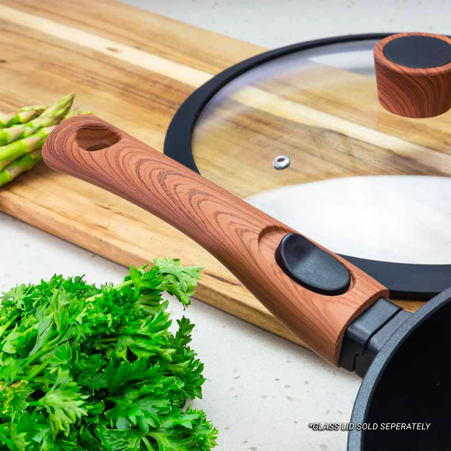 Diamond Earth® 28cm Deep Pan with detachable handle - Image 10