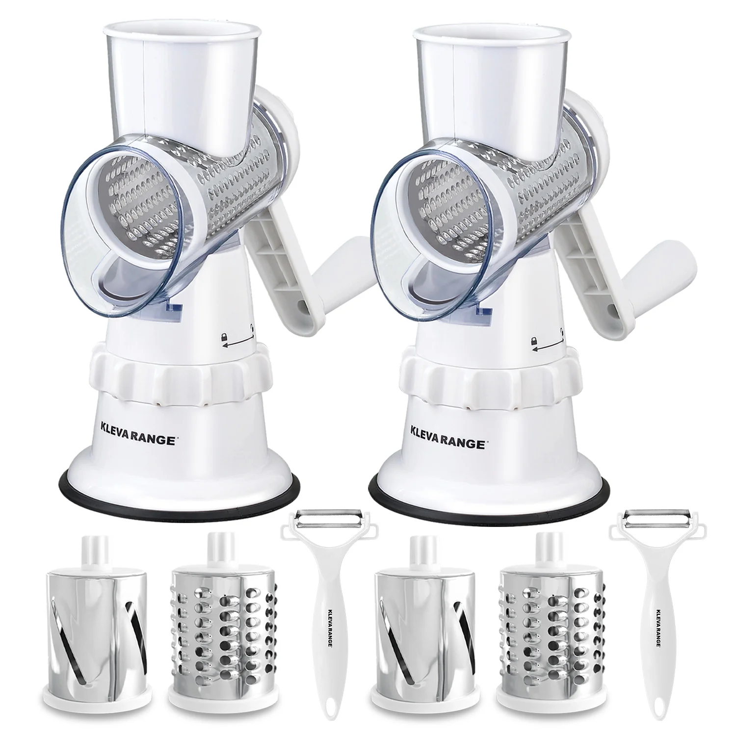 Kleva Sumo Slicer® 3-in-1 Vegetable Slicer, Grater & Shredder - Image 4
