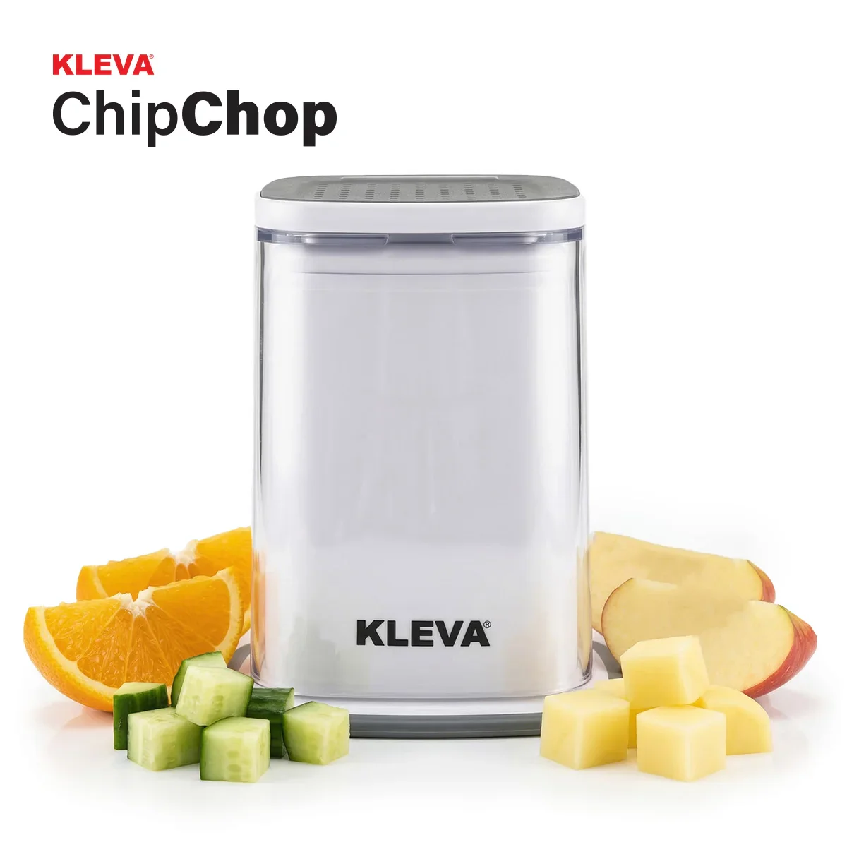 Kleva® ChipChop 5-in-1 Vegetable Chopper, Slicer & Dicer