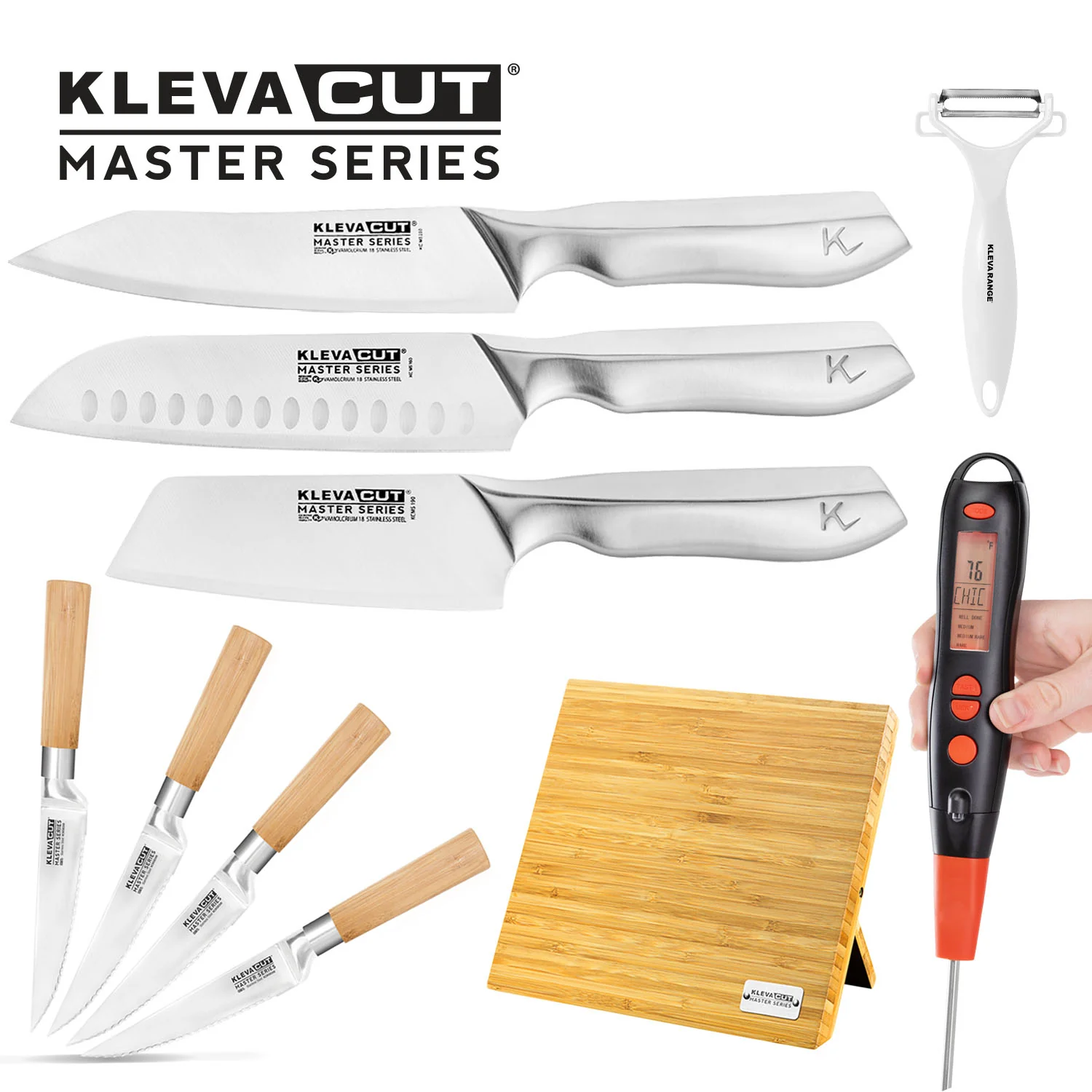 KlevaCut® Professional Chef 3pc Knife Set + $130 FREE Gifts + Lifetime Guarantee! - Image 13