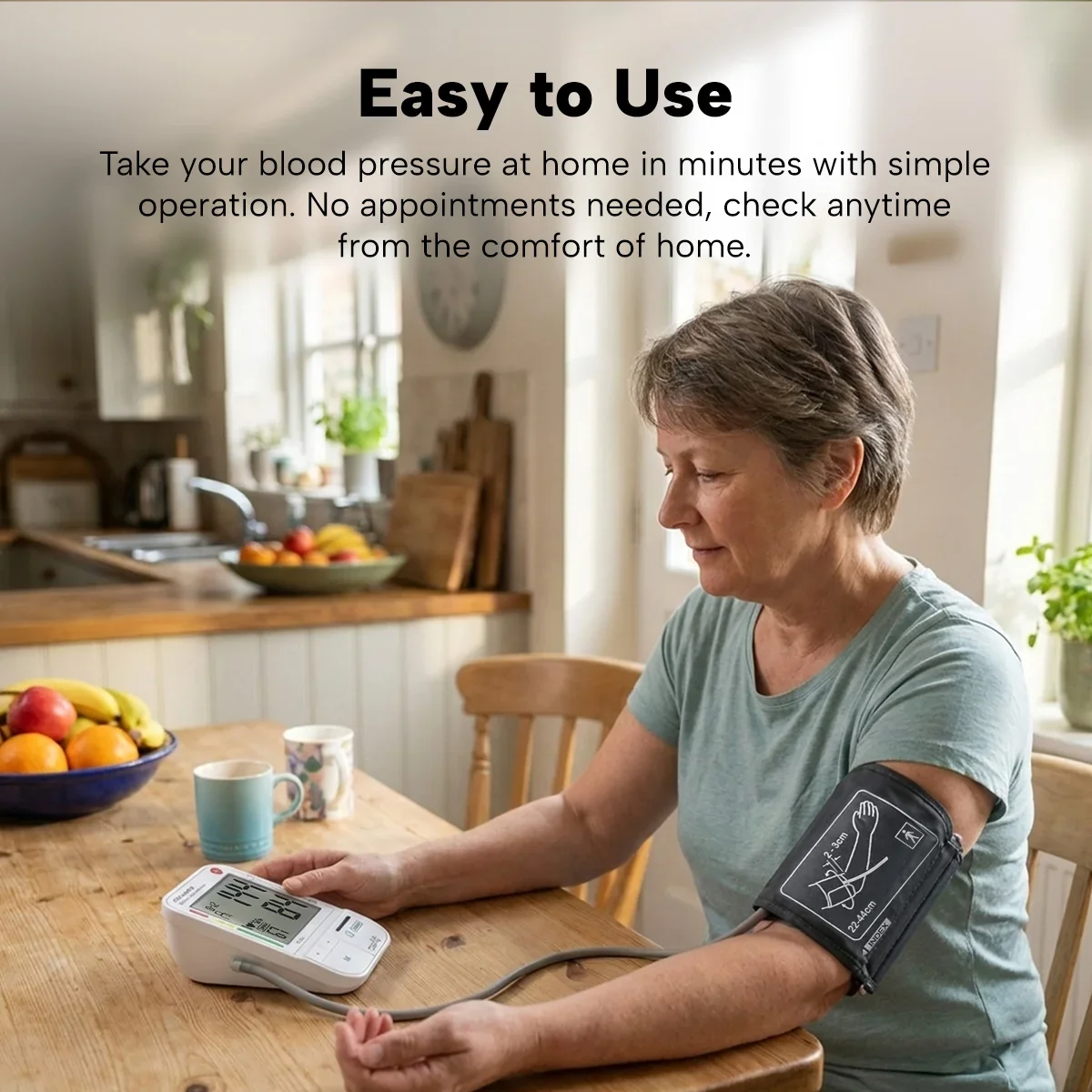 KLEVA® HealthTrack Pro | Digital Upper Arm Blood Pressure Monitor - Image 2