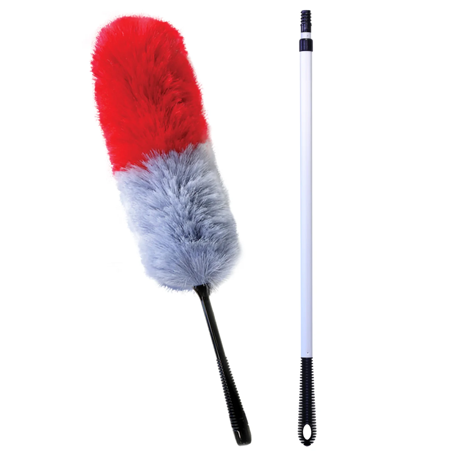Kleva Miracle Magnetic Duster® Attracts Dust Like A Magnet! + 2 Meter Long Extension Pole