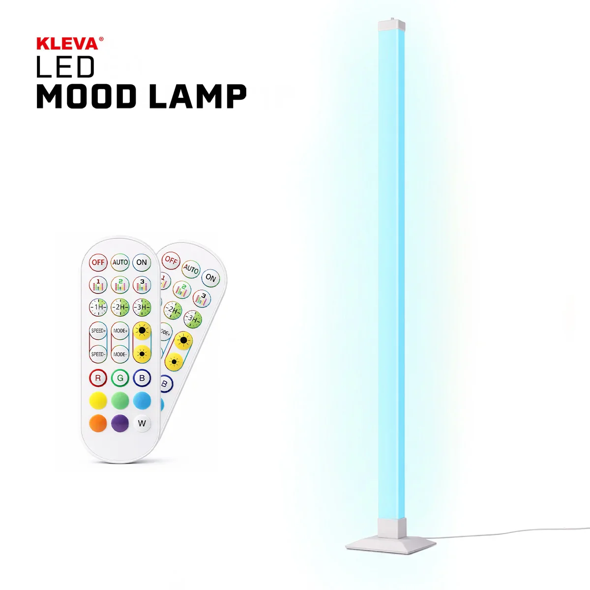 KLEVA® Smart Ambient LED Mood Floor Lamp Light + BONUS Remote Control - Image 9