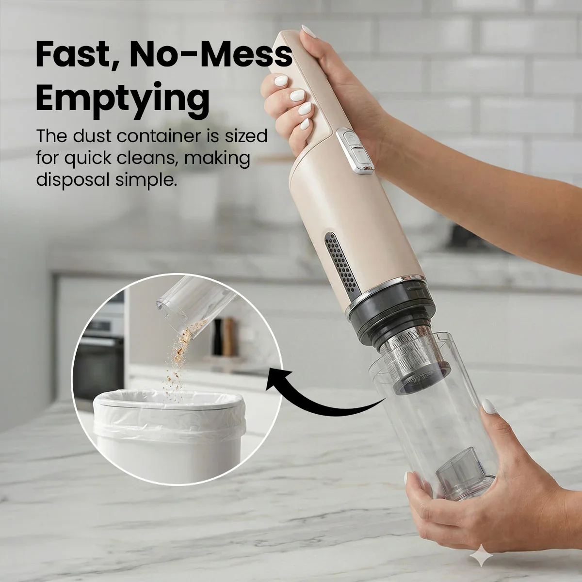 KRAPOF® 2-in-1 FlexiVac Cordless Vacuum - Handheld & Stick Vacuum with HEPA Filter - Image 12