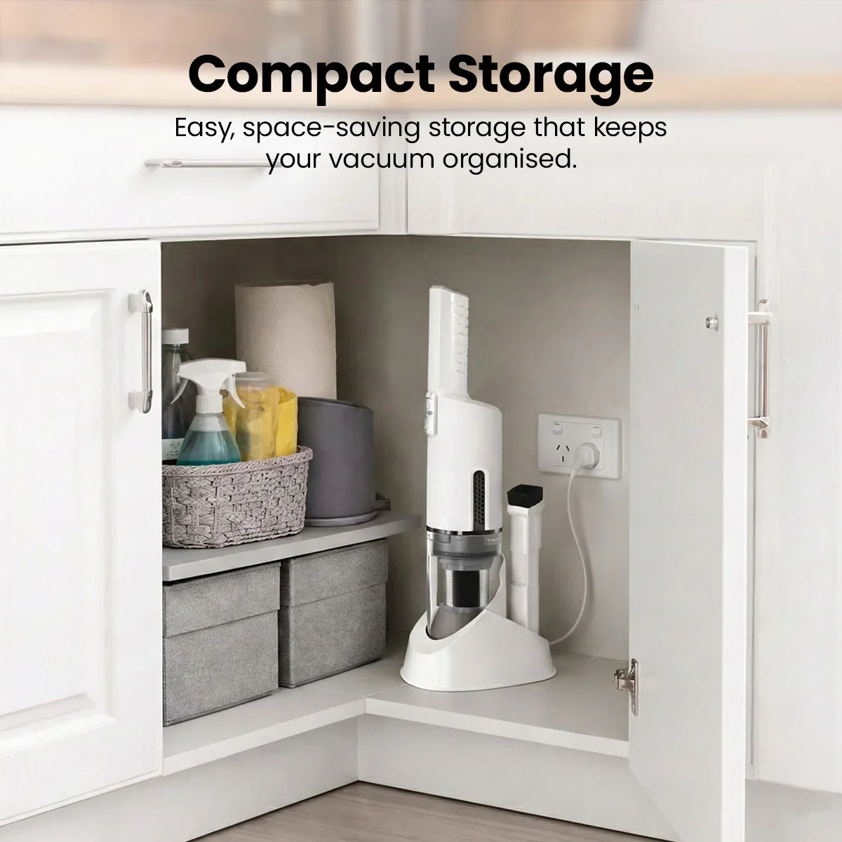 KRAPOF® 2-in-1 FlexiVac Cordless Vacuum - Handheld & Stick Vacuum with HEPA Filter - Image 13