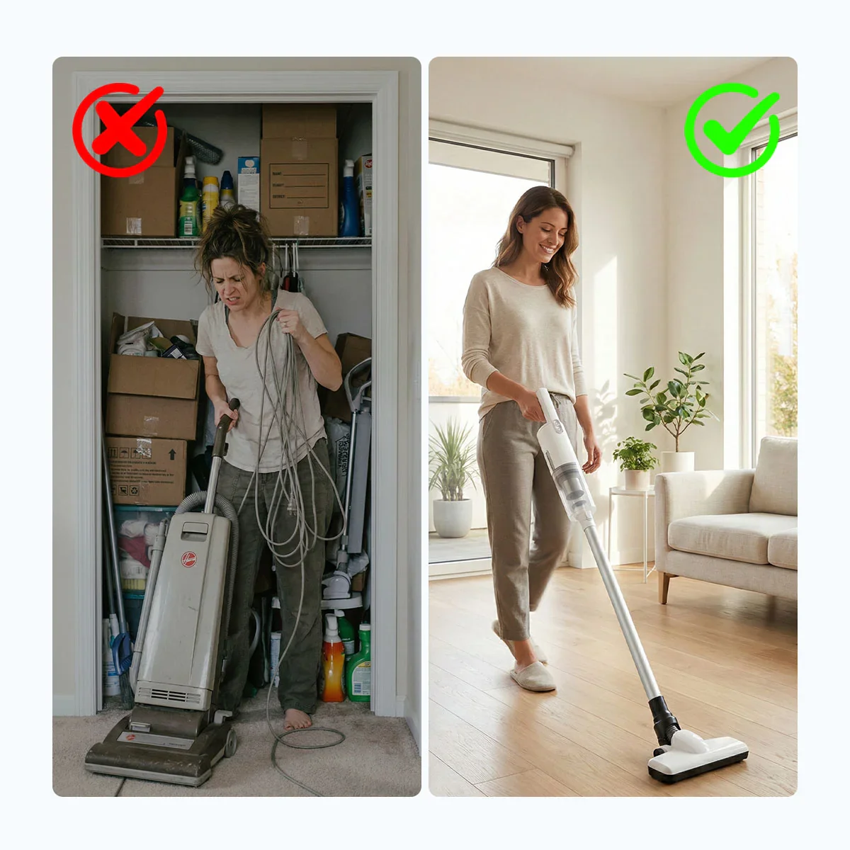 KRAPOF® 2-in-1 FlexiVac Cordless Vacuum - Handheld & Stick Vacuum with HEPA Filter - Image 14