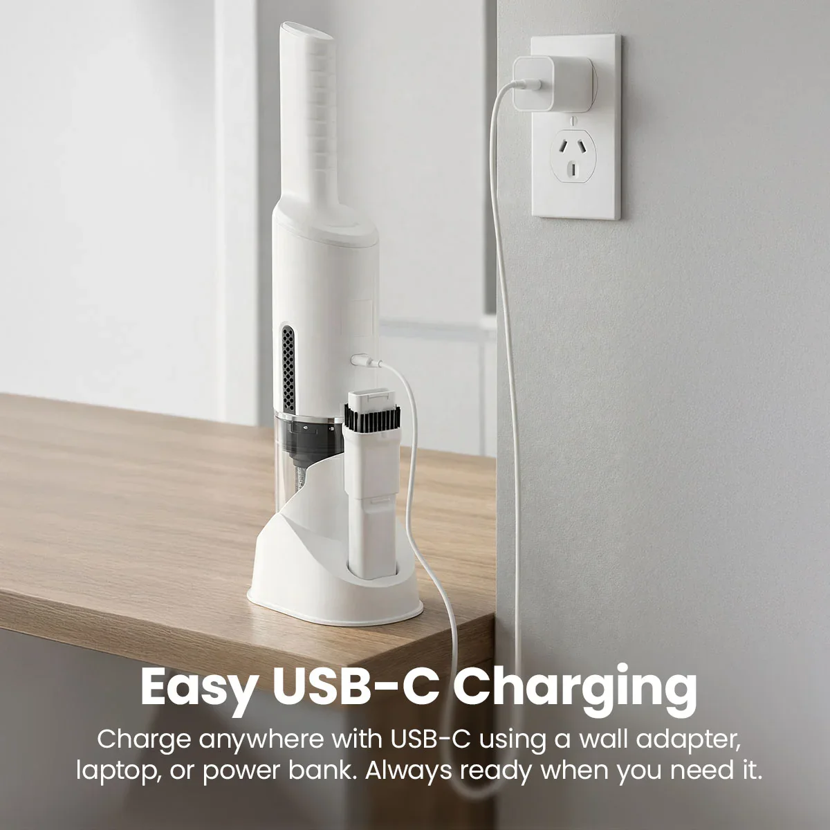 KRAPOF® 2-in-1 FlexiVac Cordless Vacuum - Handheld & Stick Vacuum with HEPA Filter - Image 6
