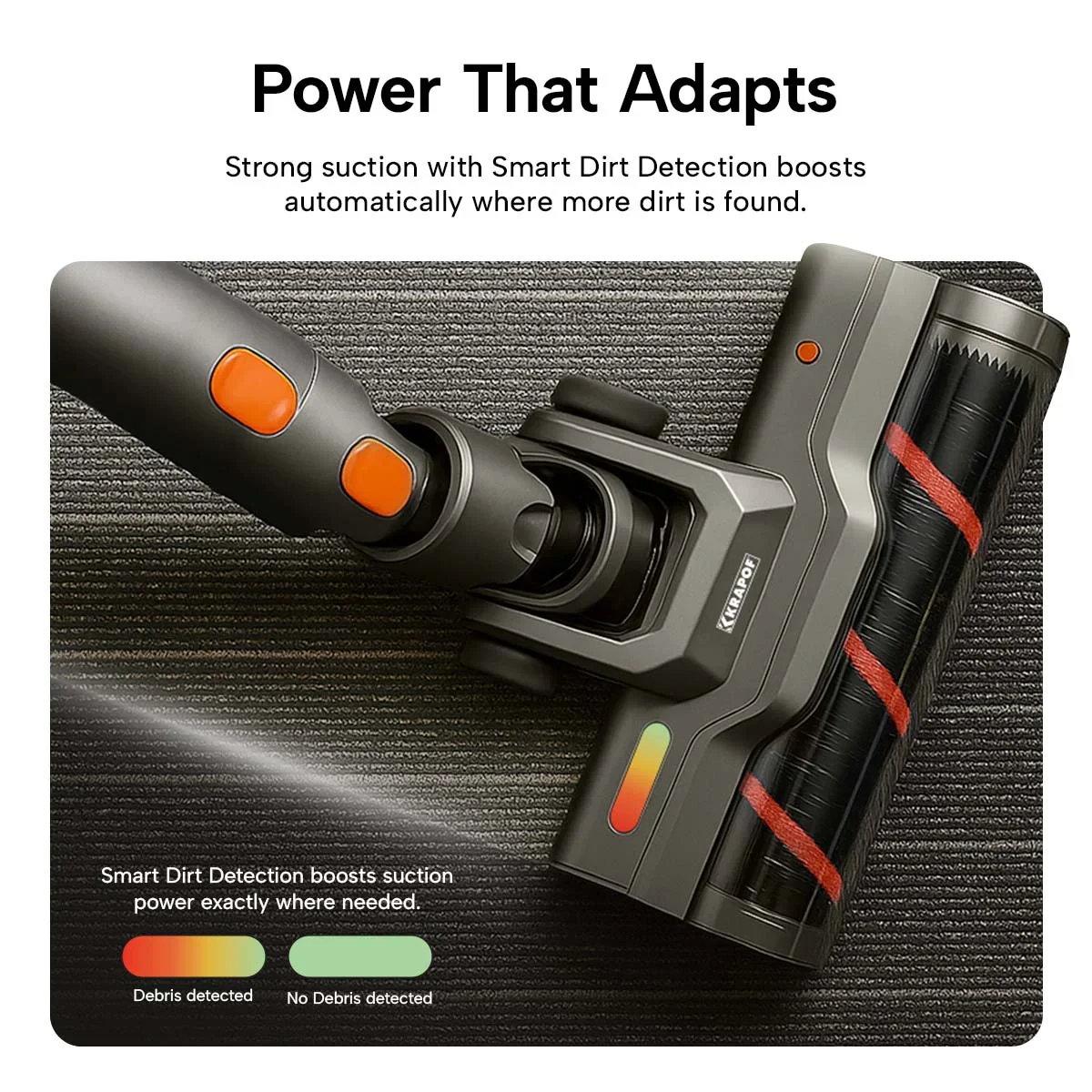 KRAPOF® Auto Clean Power Q3 Cordless Stick Vacuum with Self-Emptying System - Image 7