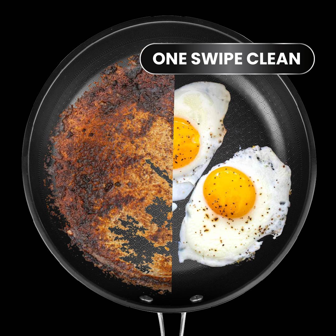Perfect Pro Pan Premium Non-Stick 26cm Frying Pan + FREE Universal Glass Lid with Built In Timer - Image 3